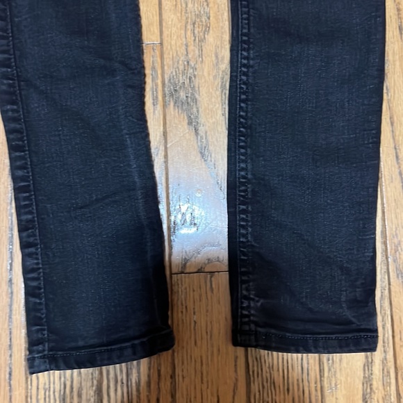 Hollister Destructed Super Skinny Black Stretch Jeans Jeggings 5R - Picture 3 of 13
